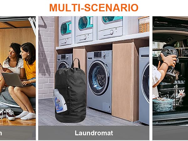dirty laundry travel bag