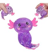 Axolotl Squishy Stress Relief Toy Glitter Fidget Toys Cute Malt Sugar Axolotl Toy Fidget Toys Adu...