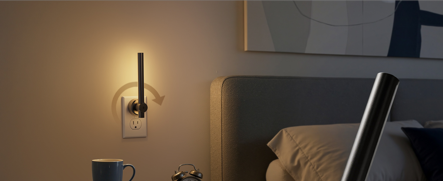 Black Vanity Night Light