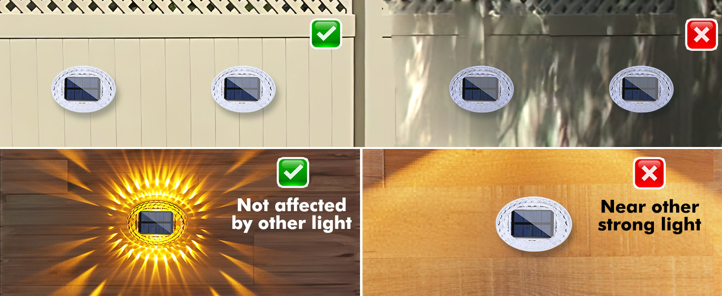 Solar Fence Lights