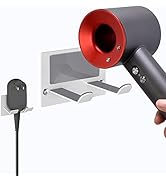 FLE Hair Dryer Holder, New Upgrade Wall Mount Self Adhesive - Blow Dryer Holder Punching or Self-...