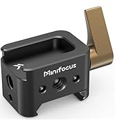 NATO Clamp to Cold Shoe Adapter, Aluminum Alloy Quick Release NATO Rail Lock Clamp with 1/4" Thre...