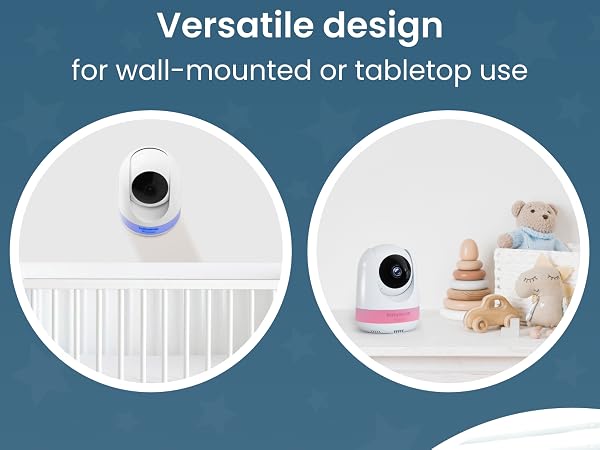 Babysense Prisma Video Baby Monitor Walll Mounted or Tabletop