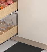 graffitimaster Pull Out Cabinet Organizer, Wood Slide Out Wood Drawer for Kitchen, Bedroom, Livin...