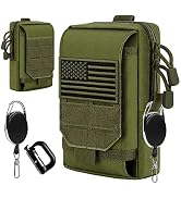 IronSeals Multi-Purpose Tactical Molle Pouch Waist Bag for Mobile Phone Belt Pouch Holster Cover ...
