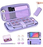 Younik Switch Case for Switch 2017, Portable Switch Carrying Case, 14 in 1 Accessories Kit with S...