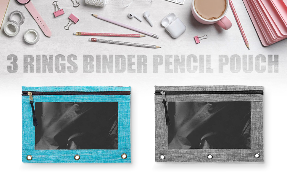 3 ring binder pouch