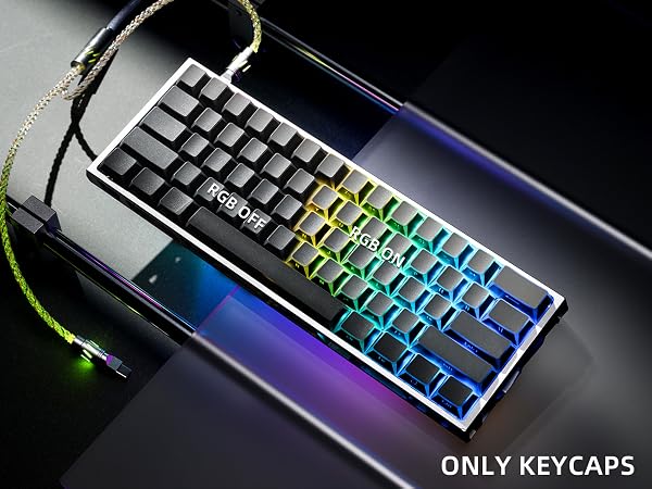 shine through keycaps
