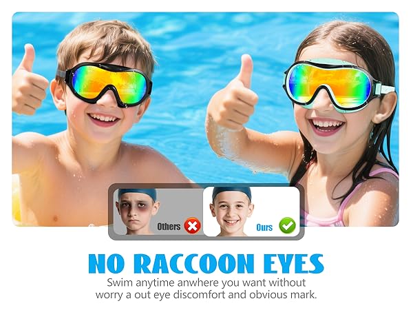 boys girls swimming goggles