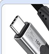 Thunderbolt 5 Cable 3.3Ft with 80Gbps Data Transfer Up to 120Gbps Bandwidth for Dual 8K/6K Video,...