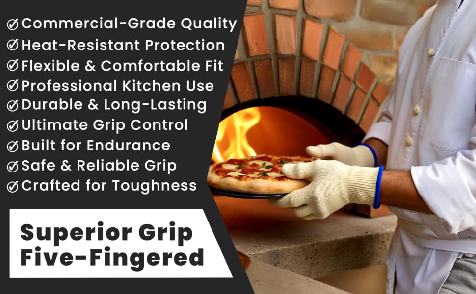 Heat resistant gloves BBQ gloves Grilling gloves Oven mitts Cooking gloves