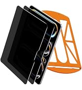 apiker 2 Pack Privacy Screen Protector for iPad Pro 13 inch M5/M4 | 9H Anti-Spy Tempered Glass wi...