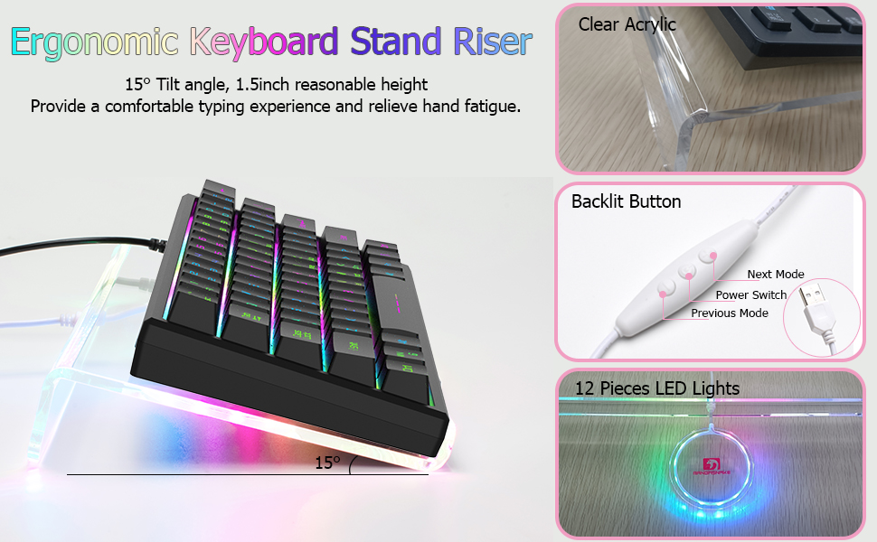 keyboard stand for desktop mac keyboard stand keyboard lift acrylic keyboard stand keyboard riser