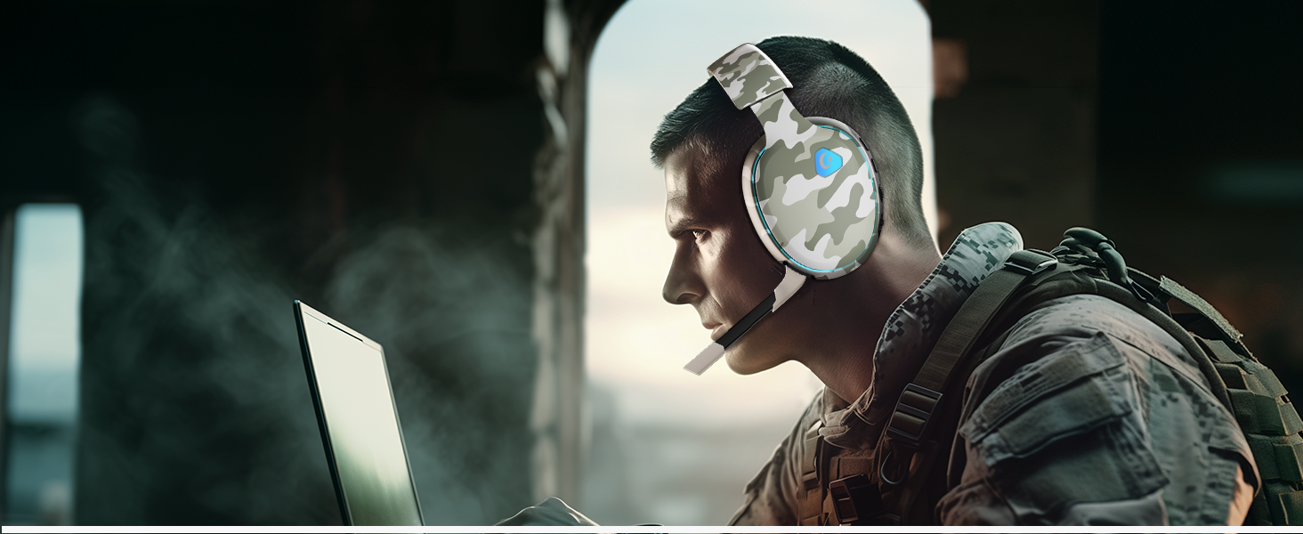 Gtheos wireless gaming headset ps5 headset gaming headphones bluetooth gaming headset