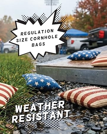 Corn Hole Bags Two Color All Weather Cornhole Beans Bag