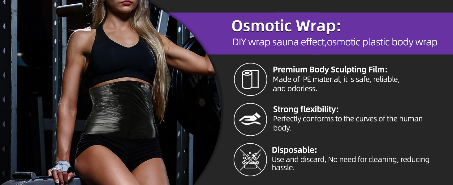 Osmotic Wrap: DIY wrap sauna effect,osmotic plastic body wrap