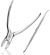Heavy Duty Podiatrist Toenail Clippers for Thick and Ingrown Nails, Toe Nail Clippers for Men Wom...