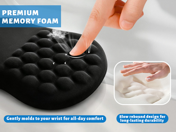Memory Foam with Smooth Lycra Surface