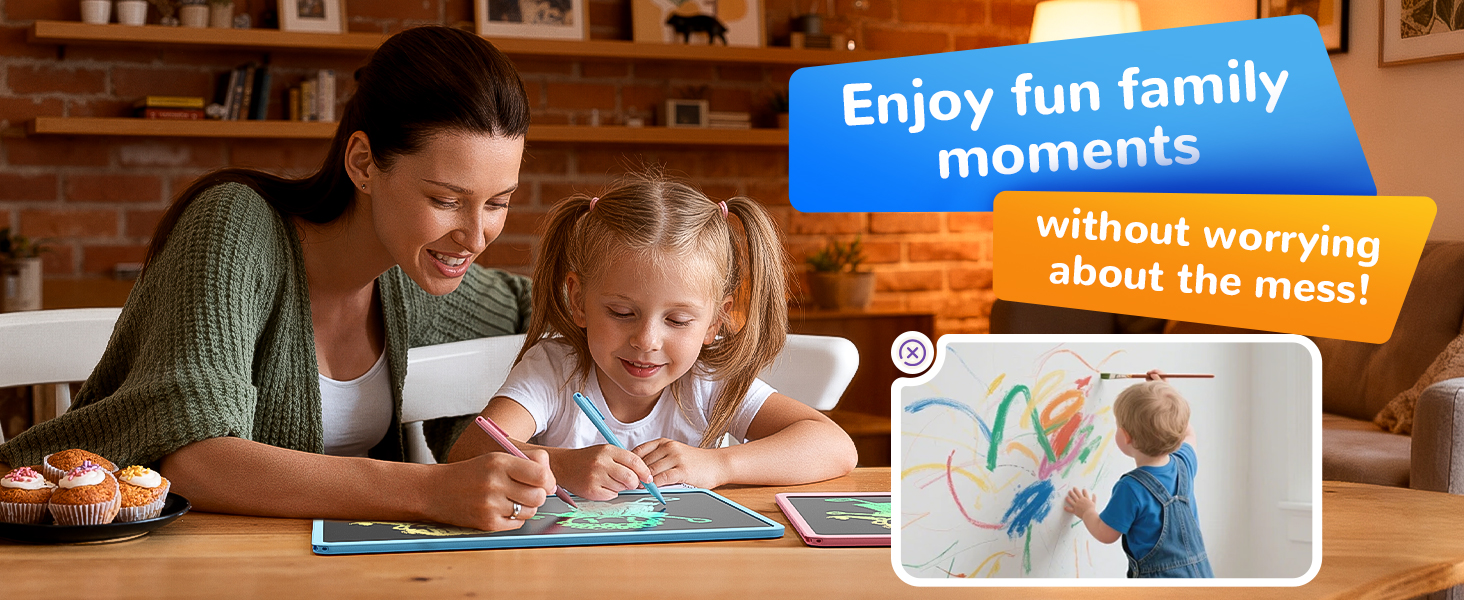 Multifunctional Writing Board--Simple & Clear Design for More Age Groups!