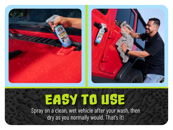 Gloss enhancer leaves deep reflection; reduces swirl marks; ideal for dark car colors