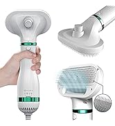 KUUBIA Pet Hair Dryer for Small and Medium-Sized Dogs and Cats | 2-in-1 Dog Hair Dryer with Self ...