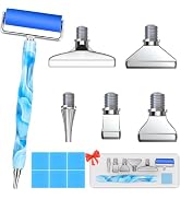 Heyseri Diamond Painting Pen with Screw Tips, Ergonomic Diamond Art Pen with Screw Thread Metal T...