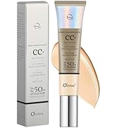 O'CHEAL CC Foundation with SPF 50+, Full Coverage Moisturizer Color Correcting Cream Concealer Po...