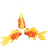Galepromot 3Pcs Artificial Aquarium Fishes Fake Fish Plastic Fish Aquarium Moving Fishes Ornament...