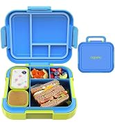 Caperci Bento Lunch Box for Kids - Large 4.8 Cups Lunch Container with Two Modular Containers - 4...