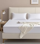 FreshCulture California King Fitted Sheet Only – Premium Hotel-Quality Fitted Sheet for Californi...