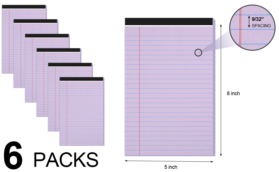 Small Legal Pads