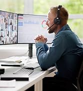 Wired Headphones with Microphone for PC