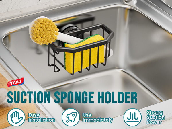 sponge holder for kitchen sink