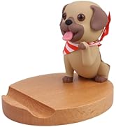 Mikikit Dog Phone Holder Dog Smartphone Stand Universal Desktop Cute for Dock Holder Cell Stand W...