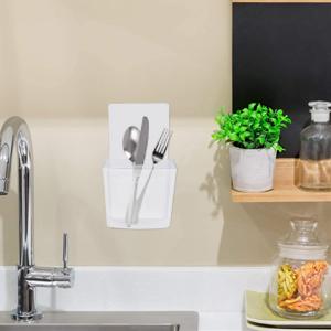 ZC GEL Remote Holder Wall Mount Damage-Free, Clear and Strong Self-Adhesive Media Organizer
