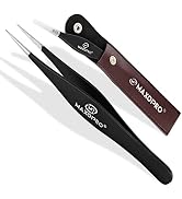 Professional Tweezers Pointed Tip Stainless Steel Fine Tip Needle Nose Tweezers
