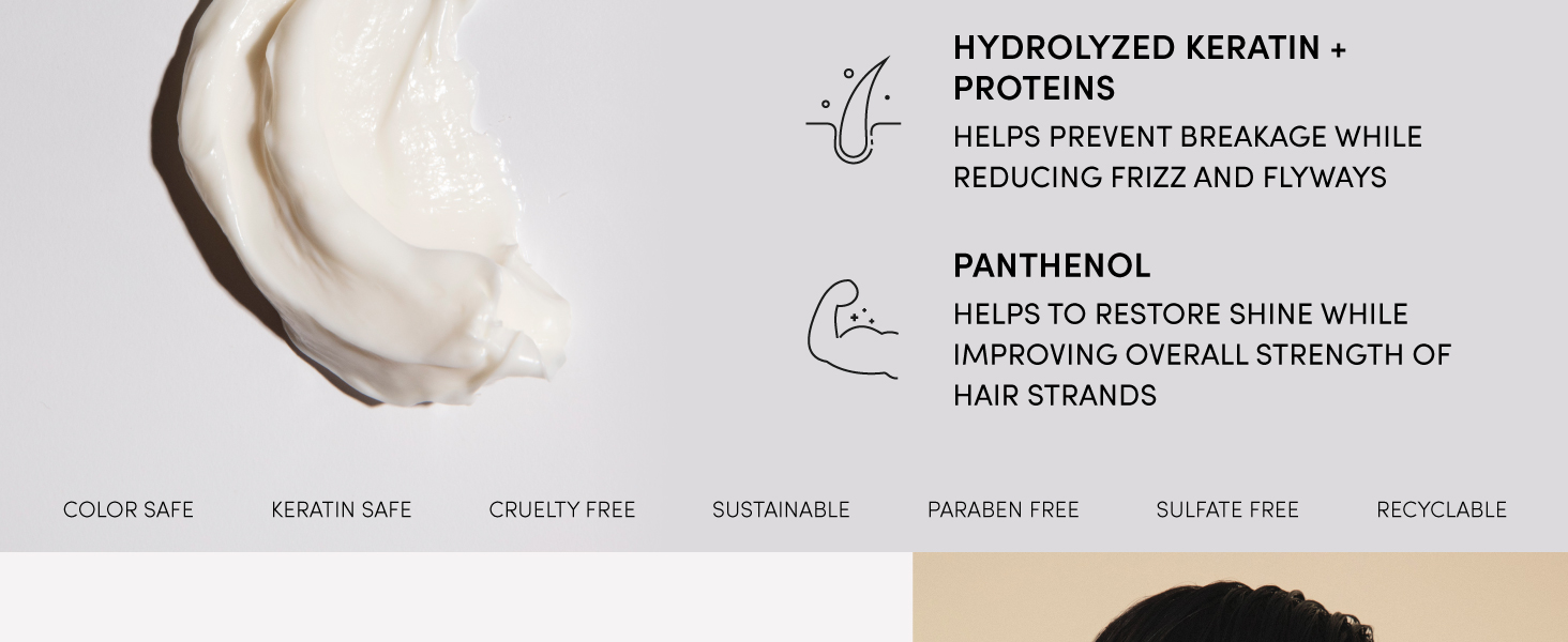 This mask was made to hydrate, enhance frizz control, and repair damaged hair