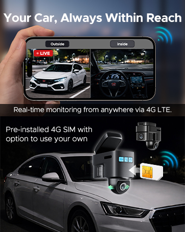 lamtto 4G LTE dash cam