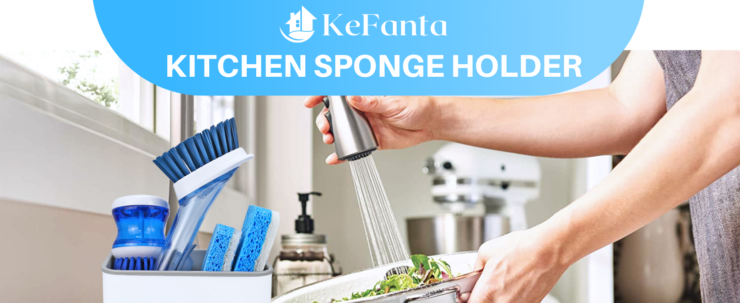 sponge holder for kitchen sink