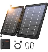GOODaaa 10W Portable Solar Charger with Dual USB Outputs Super Handy Foldable Size 24% High Conve...
