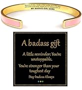 Roe Dolph Badass Gifts for Women Badass Girl Gang Bracelet Best Friend Bangle Bracelet Birthday B...