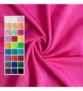 HHZZMIAO 59" Width Nylon Spandex Fabric, 80% Nylon & 20% Spandex, Swimwear, Activewear Fabric 4-W...