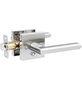 HOSOM Privacy Door Handles for Bedroom and Bathroom, Door Handle Interior Door Levers Keyless Rev...
