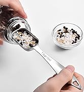 18/8 Stainless Steel Measuring Spoons: Doosu Heavy Duty Rectangular Spoon Square Teaspoon Tablesp...