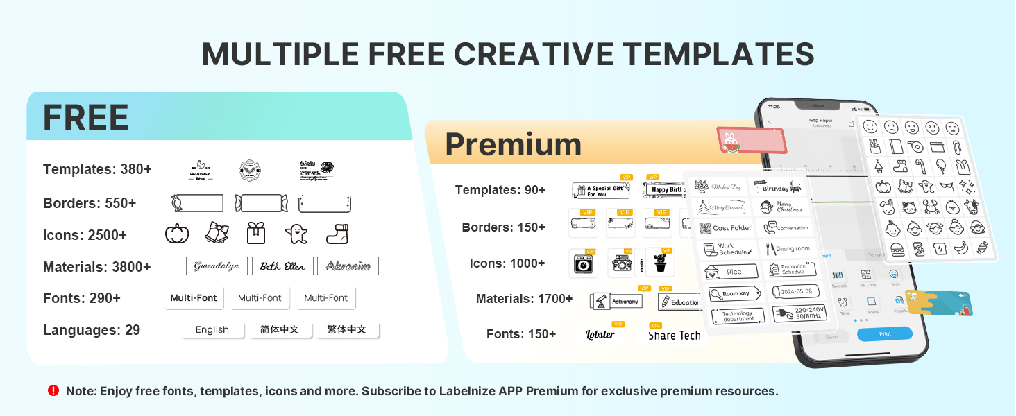 Multiple Free Creative Templates
