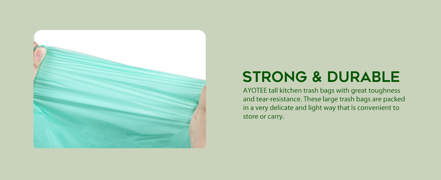 tall kitchen trash bags unscented