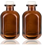 Wowang 2 Pack 5oz/150ml Glass Reed Diffuser Bottles - Refillable Aromatherapy Storage Containers ...