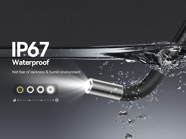 Industrial Endoscope Inspection Camera with Articulated Probe