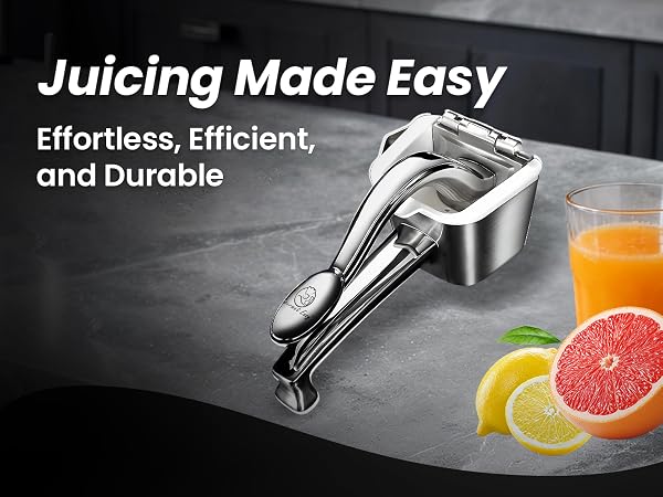 Juicing Made Easy-Effortless, Efficient, and Durable