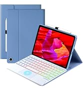 MePadKey Touchpad Keyboard Case for fire Max 11 11.0-inch 2023(13th Generation),Rainbow Ba...